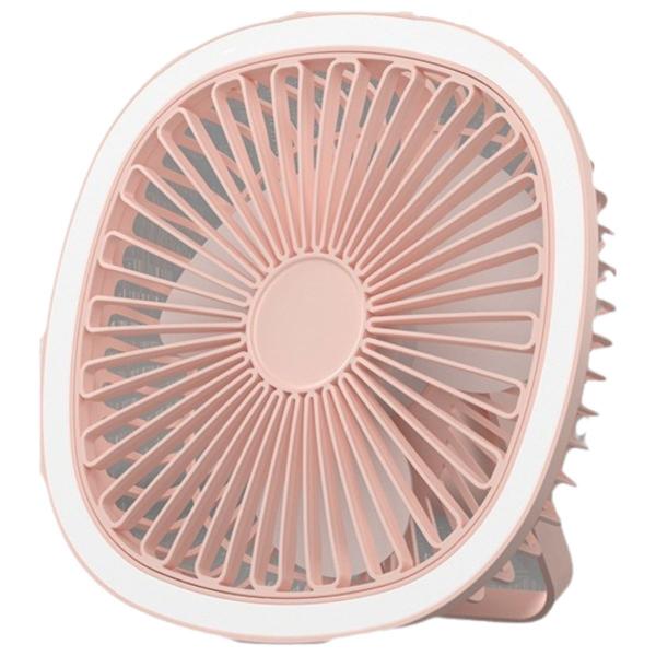 Imagem de Mini Ventilador de Mesa de Trabalho Escrivaninha Companha Cabo de Carregamento 20cm