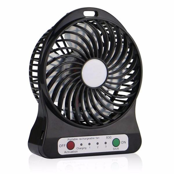 Imagem de Mini Ventilador De Mesa Preto Eiyo