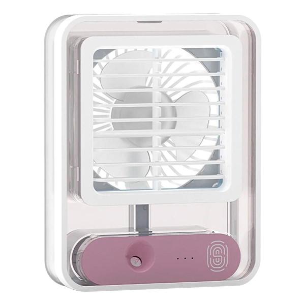 Mini Ventilador De Mesa Silencioso Umidificador Led Ar Fesco - Bellator Imagem de Mini Ventilador De Mesa Silencioso Umidificador Led Ar Fesco