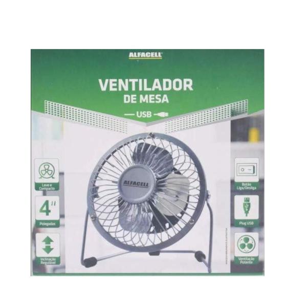 Imagem de Mini Ventilador De Mesa: Usb Portátil Potente Silencioso