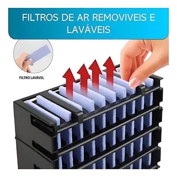 Imagem de Mini Ventilador e Climatizador com Água: Para o Seu Conforto Diário