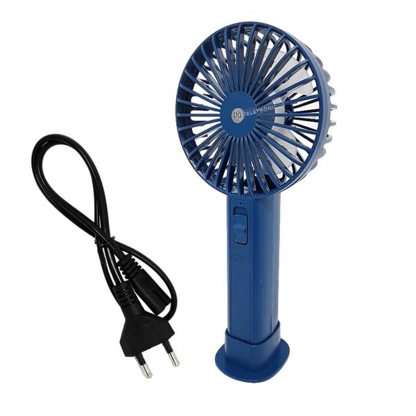 Imagem de Mini Ventilador Mais Potente Silencioso Mão Mesa Portátil Recarregável DP7633