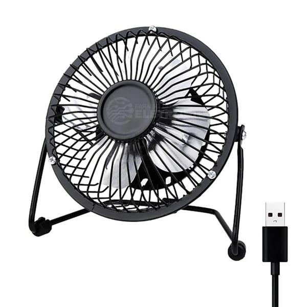 Imagem de Mini Ventilador Mesa Usb Notebook Pc Silencioso Articulável Carro Escritório DS9443  SL904