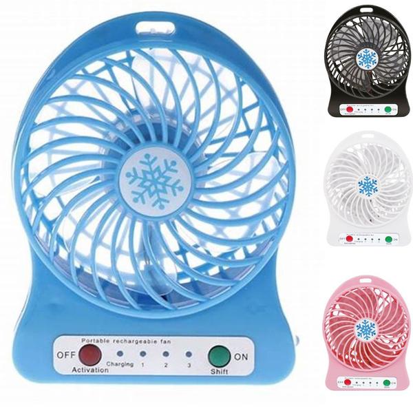 Imagem de Mini Ventilador Mesa USB Potente Silencioso Portátil Verão