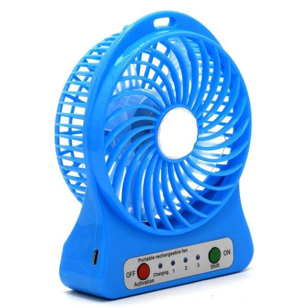 Imagem de Mini Ventilador Portatil Bateria RecarregÁvel 3 Velocidades