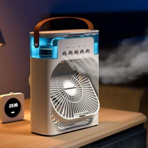 Imagem de Mini Ventilador Portátil Com Umidificador E Iluminação Led 110v/220v