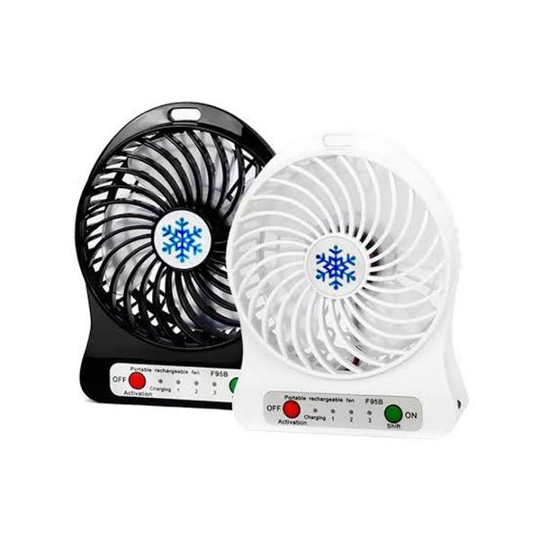 Imagem de Mini Ventilador Portátil De Mesa Luatek 3 Velocidades Led