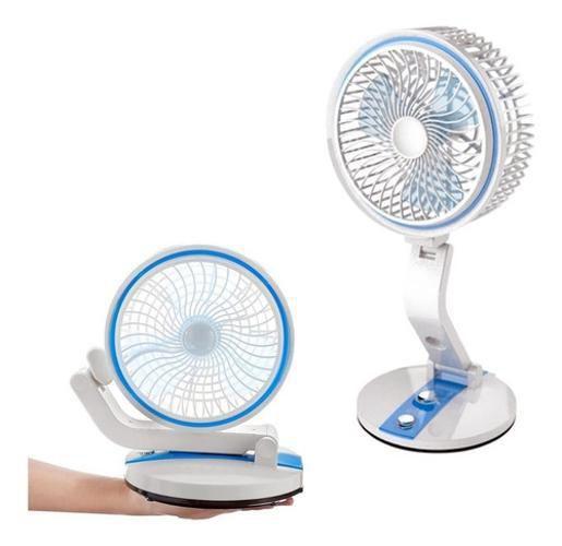 Imagem de Mini Ventilador Portatil Dobravel Relulavel Com Luz Led