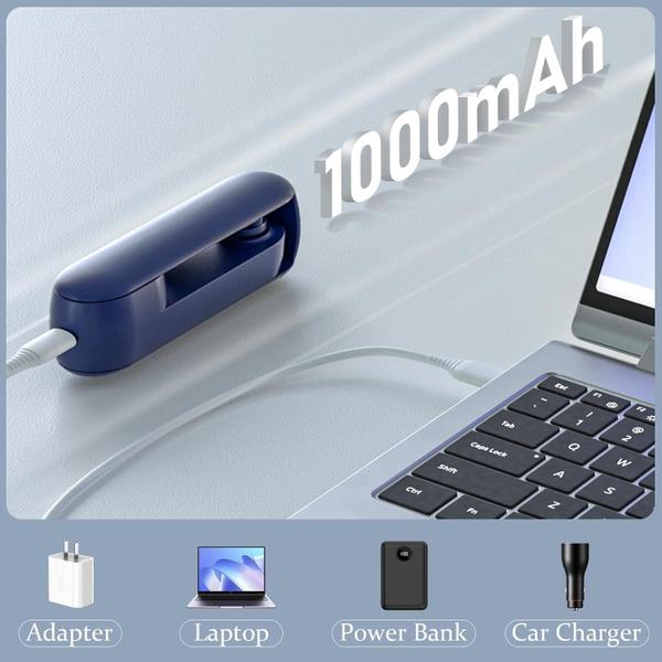 Imagem de Mini ventilador portátil JSQBD USB recarregável com bateria de 2000mAh