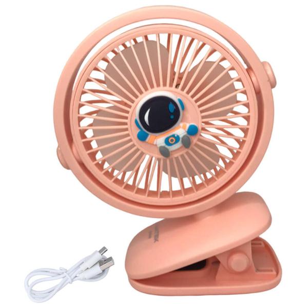 Imagem de Mini Ventilador Portátil Presilha - Bateria Recarregável 800mAh