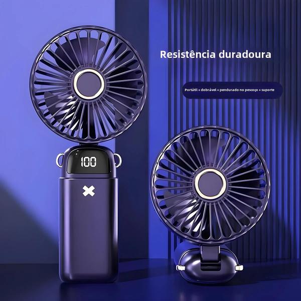 Imagem de Mini Ventilador Portátil Silencioso - Ideal para Dormitório, Escritório e Estudo