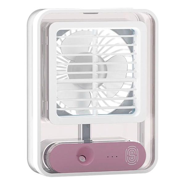 Imagem de Mini Ventilador Portátil Umidificador Led Recarregável