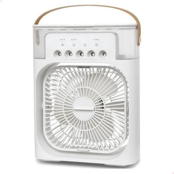 Imagem de Mini Ventilador Refrigerador Umidificador De Ar Led Portátil