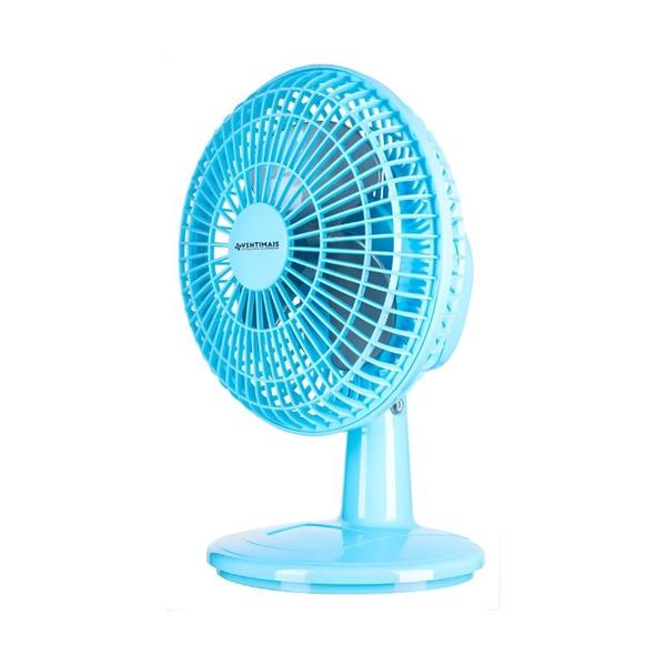 Imagem de Mini Ventilador Turbo Ventimais 20cm 2 Velocidades Azul e Prata 110V