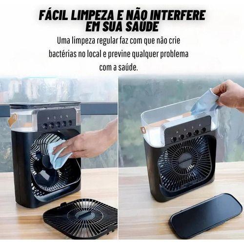 Imagem de Mini Ventilador Umidificador Ar Portátil Casa Carro Veículos