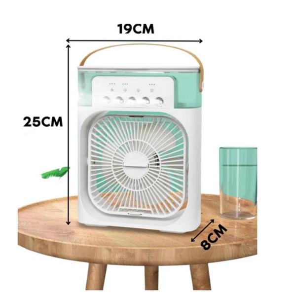 Imagem de Mini ventilador umidificador bivolt: brisa refrescante para o seu espaço!