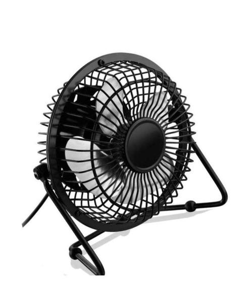 Imagem de Mini Ventilador USB de Mesa 20cm Portátil Recarregável