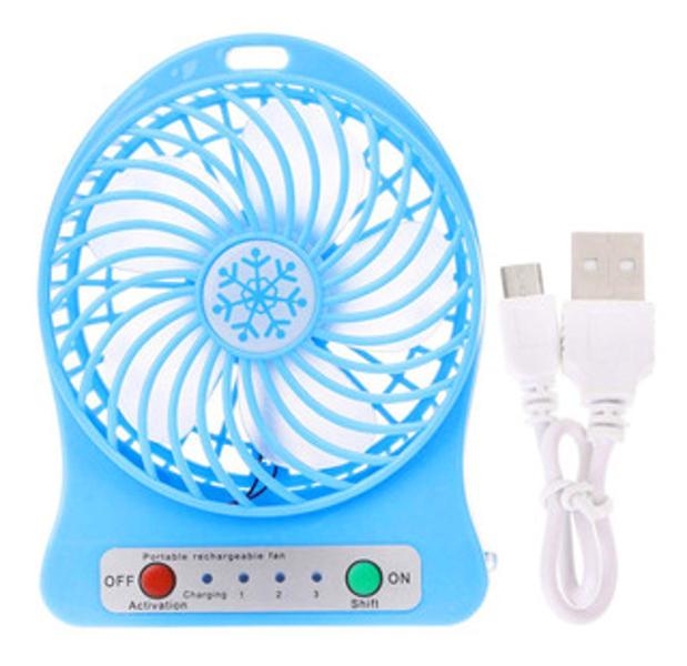 Imagem de Mini Ventilador Usb De Mesa 3 Velocidades Sortido - Mini Fan