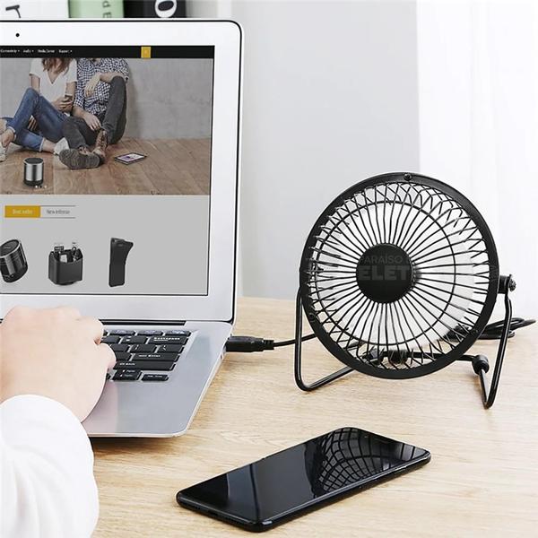 Imagem de Mini Ventilador Usb Potente E Ultra Silencioso Portátil Mesa DS9443 SL904