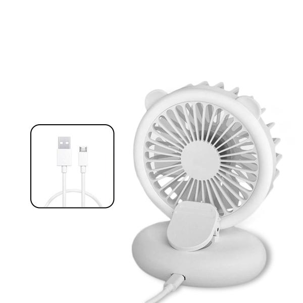 Mini Ventilador Usb Potente Ring Light Led Iluminado portátil - MADE BASICS Imagem de Mini Ventilador Usb Potente Ring Light Led Iluminado portátil