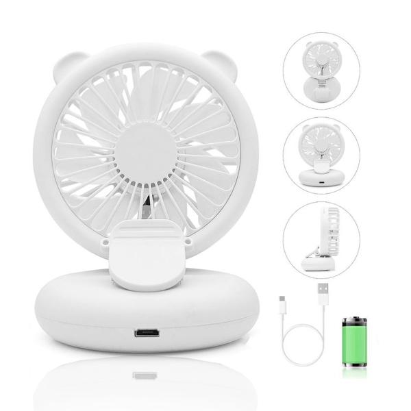 Mini Ventilador Usb Potente Ring Light Led Iluminado portátil - MADE BASICS Imagem de Mini Ventilador Usb Potente Ring Light Led Iluminado portátil