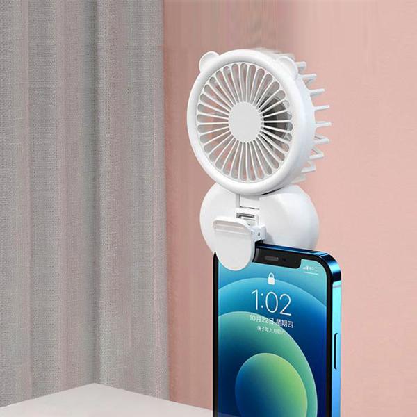 Mini Ventilador Usb Potente Ring Light Led Iluminado portátil - MADE BASICS Imagem de Mini Ventilador Usb Potente Ring Light Led Iluminado portátil