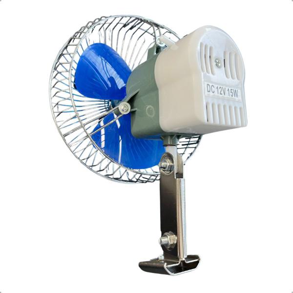 Imagem de Mini Ventilador Veicular de 8" 20Cm p/ Carro Caminhão Ônibus