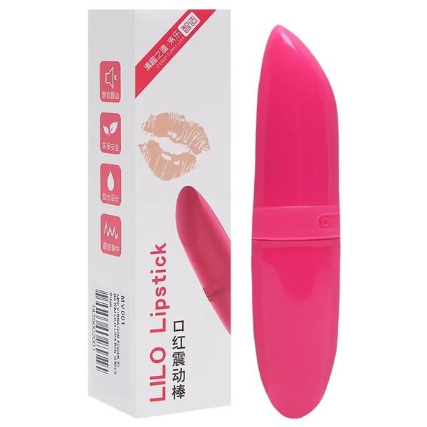 Imagem de Mini Vibrador Formato Batom Lilo Lipstick Vipmix