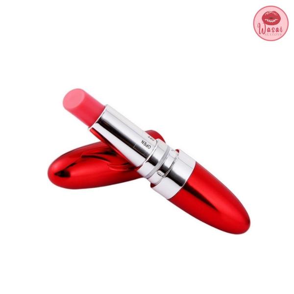 Mini Vibrador Metalizado Em Formato De Batom - Wasai Imagem de Mini Vibrador Metalizado Em Formato De Batom