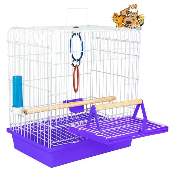 Mini Viveiro Para Calopsita Lilás Pet Piu Jel Plast Imagem de Mini Viveiro Para Calopsita Lilás Pet Piu Jel Plast