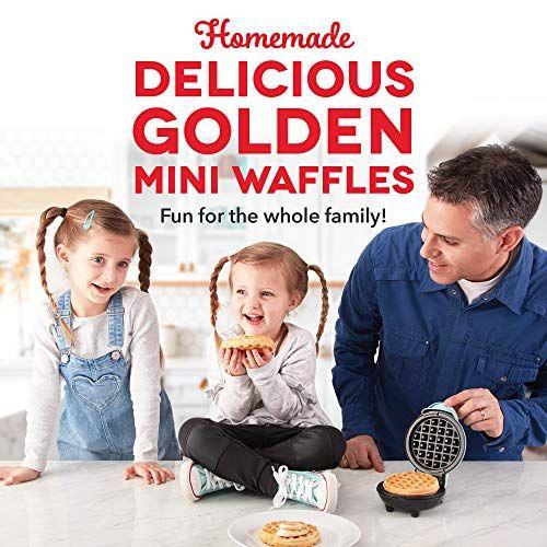 Imagem de Mini waffle maker antiaderente, fácil limpeza, 10 cm