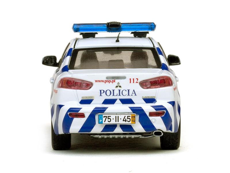 Imagem de Miniatua Policia Portugal Mitsubishi Lancer 1/43 Vitesse