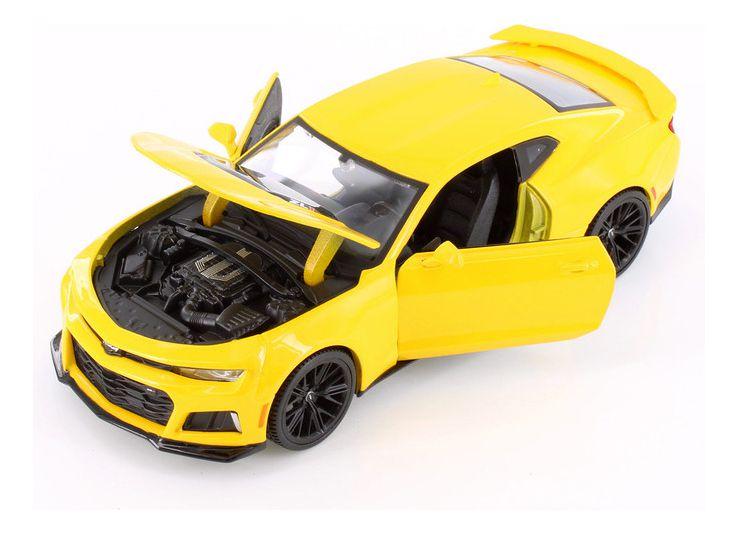 Imagem de Miniatura 1:24 Chevrolet Camaro Zl 1 2017 Amarelo Maisto