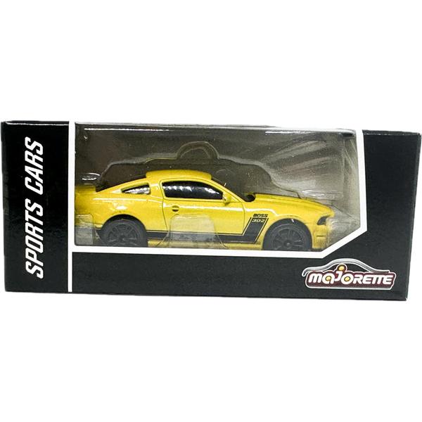 Imagem de Miniatura - 1:59 - Ford Mustang Boss 302 - Amarelo - Racing Sports Premium - Majorette 212052793STB