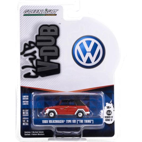 Imagem de Miniatura - 1:64 - 1969 Volkswagen Type 181 The Thing - Club Vee-Dub 17 - Greenlight 36080