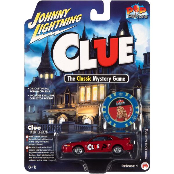 Imagem de Miniatura - 1:64 - 2000 Ford Mustang Clue - Pop Culture - Johnny Lightning JLPC006