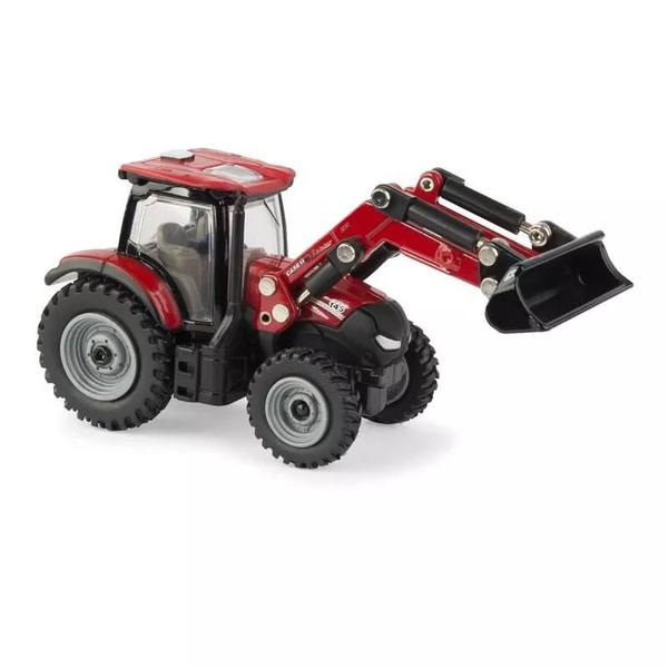 Imagem de Miniatura 1/64 trator pá carregadeira case ih maxxum 145