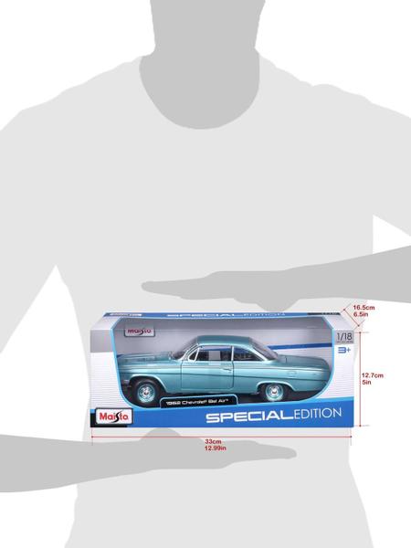 Imagem de Miniatura 1962 Chevrolet Bel Air - Azul - Miniatura em Metal 1:18