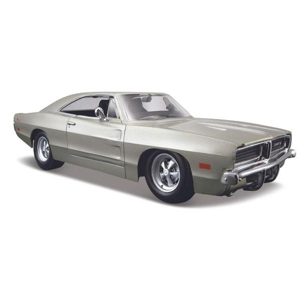 Imagem de Miniatura 1969 Dodge Charger R/T- Prata-1:24