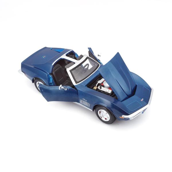 Imagem de Miniatura 1970 Chevrolet Corvette- Azul- 1:24