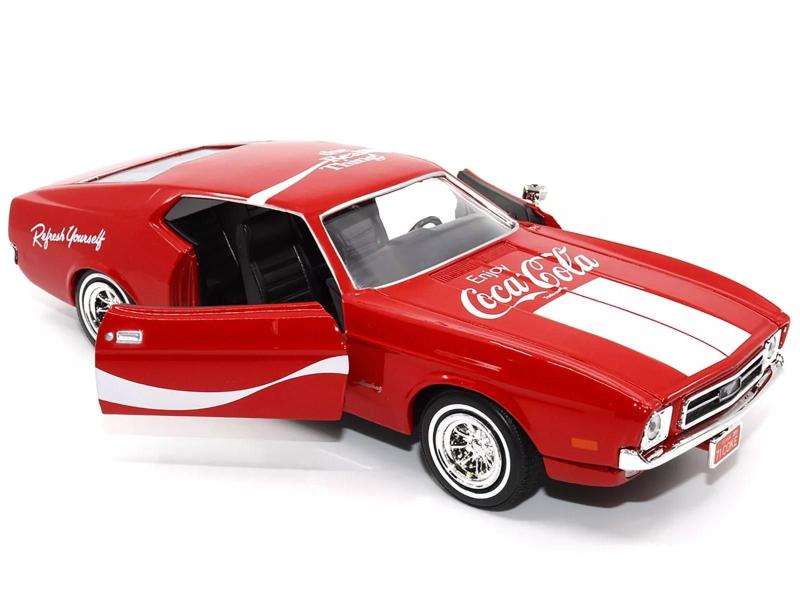 Imagem de Miniatura 1971 Ford Mustang Coca Cola 1/24 Motor City