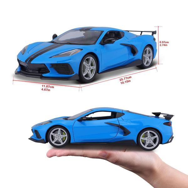 Imagem de Miniatura 2020 Chevrolet Corvette Stingray Coupe Azul - 1:18