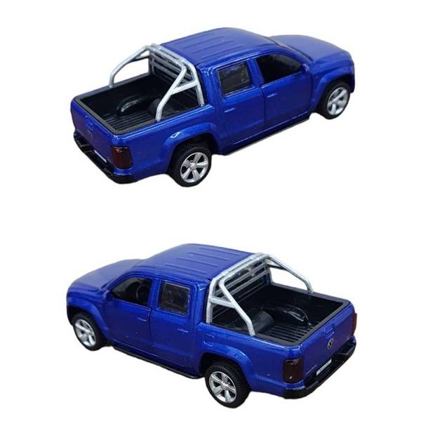 Imagem de Miniatura Amarok Volkswagen Real 1:43 Metal e Fricção Azul