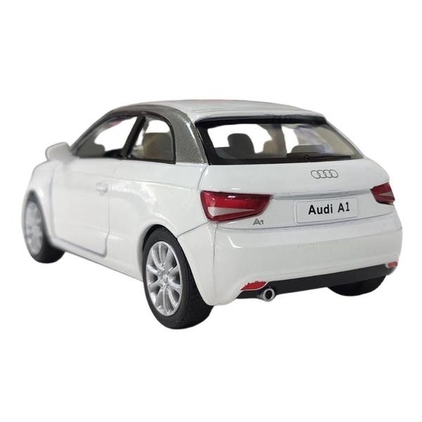 Imagem de Miniatura Audi A1 2010 Kinsmart 1:32 Metal e Fricção Branco