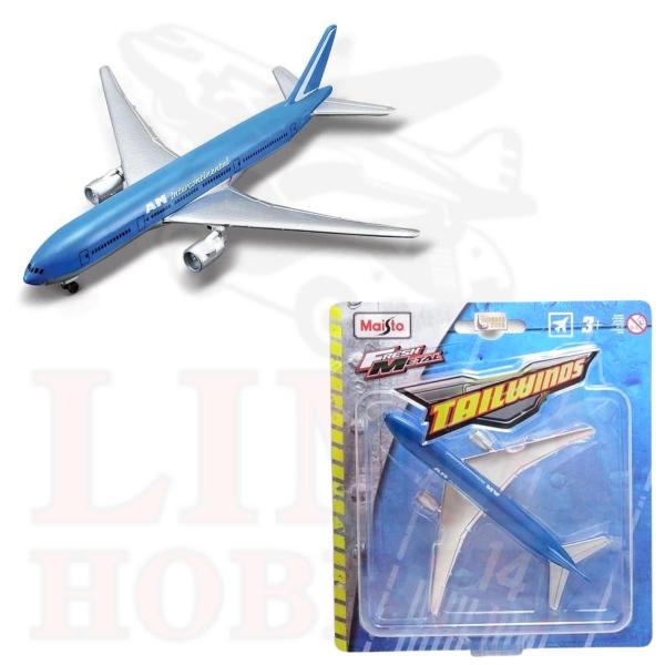 Imagem de Miniatura Avião Tailwinds Boeing 777-200 Azul Maisto 15088