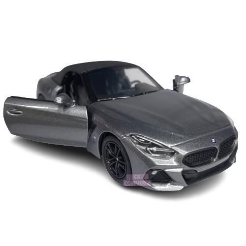 Imagem de Miniatura Bmw Z4 Conversível Metal Fricção 1/34 Cinza Carro