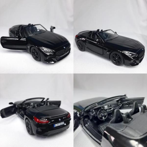 Imagem de Miniatura Bmw Z4 Conversível Metal Fricção 1/34 Preto Carro