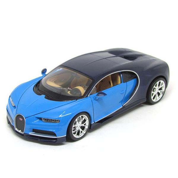 Imagem de Miniatura Bugatti Chiron Azul Welly 1/24