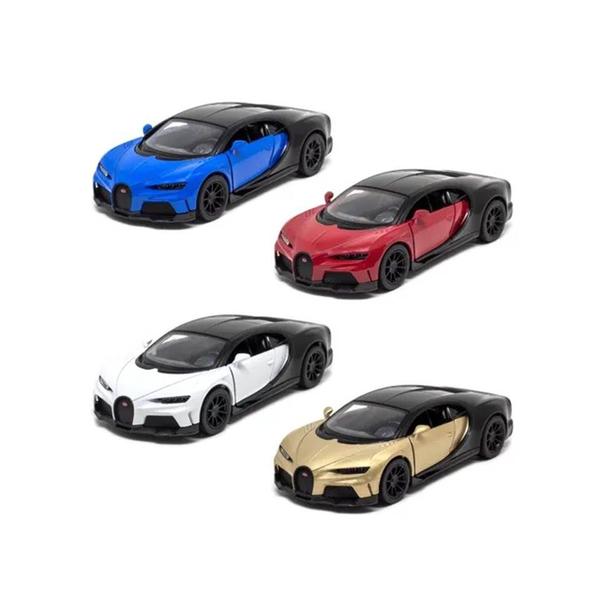 Imagem de Miniatura Bugatti Chiron Supersport Kinsmart 1/38 Metal e Fricção Dourado