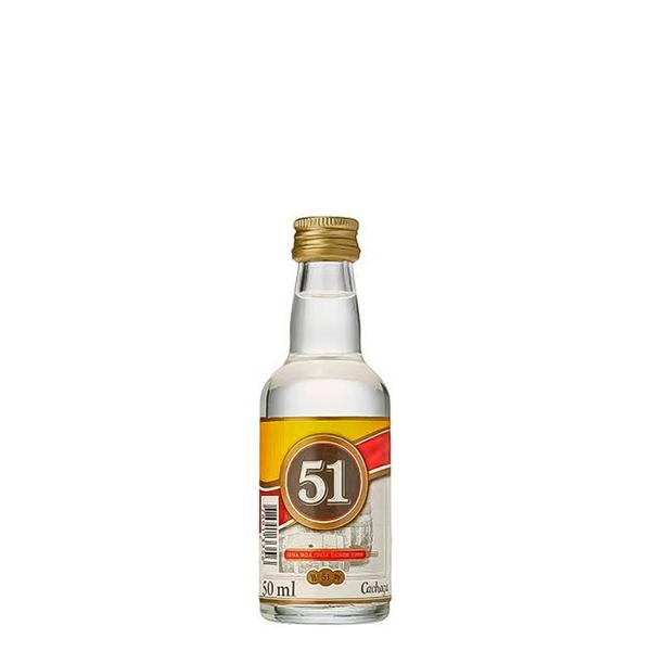 Imagem de Miniatura Cachaça Aguardente 51 50ml